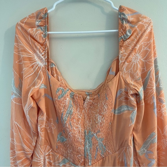 ASTR the label Women's Long Sleeve Windsor Mini Dress Size L - Picture 14 of 16